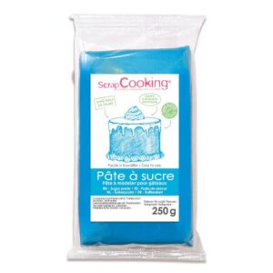 Photo de SCRAPCOOKING Pâte à sucre arôme vanille 250 g Bleue *