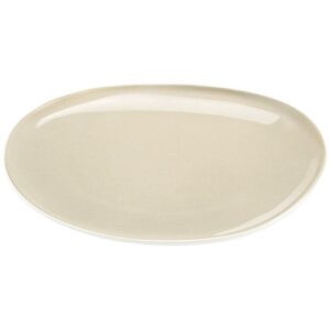 Photo de MEDARD DE NOBLAT Assiette plate 27 cm Blanc Mat / Lin Brillant - Oslo
