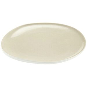 Photo de MEDARD DE NOBLAT Assiette à dessert 22 cm Blanc Mat / Lin Brillant - Oslo