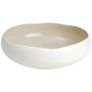 Photo de MEDARD DE NOBLAT Saladier 27 cm Blanc Mat / Lin Brillant - Oslo