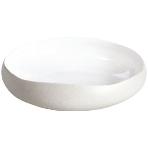 Photo de MEDARD DE NOBLAT Assiette creuse 20 cm Lin Mat / Blanc Brillant - Oslo