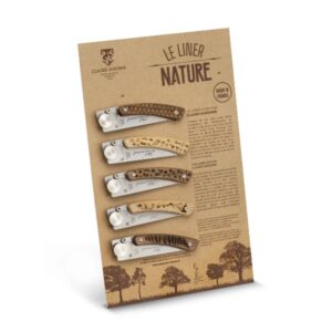 Photo de CLAUDE DOZORME Présentoir 5 couteaux - Le Liner Nature *