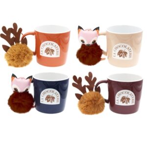Photo de ARDTIME Coffret Mug 50 cl + 1 porte-clé pompom - La Chocolaterie