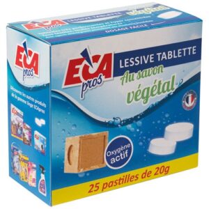 Photo de ECA PROS Lessive tablette au savon végétal x 25