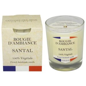 Photo de ODYSSEE DES SENS Bougie 180 g Santal - Collection France