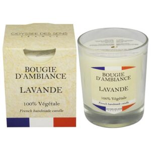 Photo de ODYSSEE DES SENS Bougie 180 g Lavande - Collection France