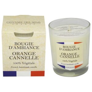 Photo de ODYSSEE DES SENS Bougie 180 g Orange & Cannelle - Collection France