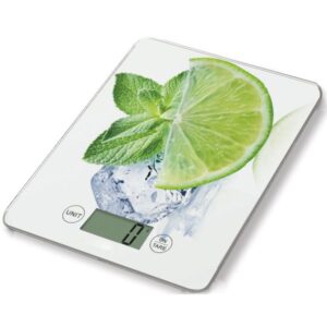 Photo de LITTLE BALANCE Balance de cuisine 5 kg Citron - Slim - 8034