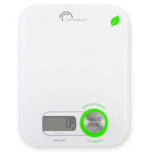 Photo de LITTLE BALANCE Balance culinaire 5 kg Blanche - Green Power - 8198