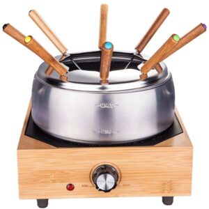 Photo de LITTLE BALANCE Service à fondue 8 personnes Bambou - Happy - 8320
