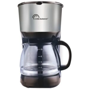 Photo de LITTLE BALANCE Cafetière filtre 10 tasses Noire & Inox - 8629