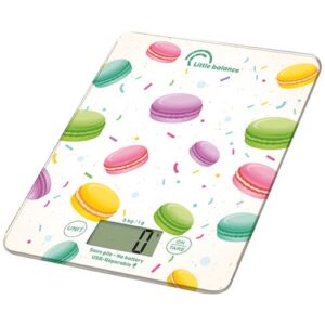 Photo de LITTLE BALANCE Balance de cuisine 5 kg Macarons - Slim USB-R - 8718