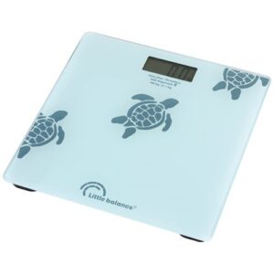 Photo de LITTLE BALANCE Pèse-personne électronique Tortues Aqua - USB-R - 8730