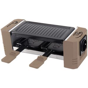 Photo de LITTLE BALANCE Raclette 2 personnes Muscade - Happy Connect 2 Meuuuh...! - 8763