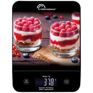Photo de LITTLE BALANCE Balance de cuisine 10 kg Cheesecakes - Happy Genius 10 USB