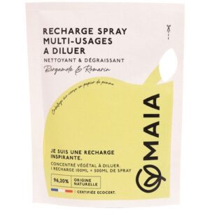 Photo de MAIA Recharge spray nettoyant multi-usages Bergamote & Romarin 100 ml - Parfait