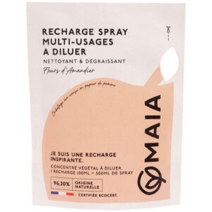Photo de MAIA Recharge spray nettoyant multi-usages Fleurs d'amandier 100 ml - Parfait