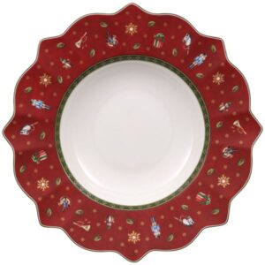 Photo de VILLEROY ET BOCH Assiette creuse rouge 26 cm - Toy's Delight