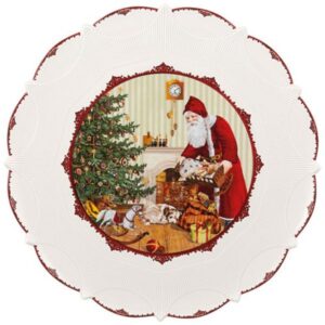 Photo de VILLEROY ET BOCH Plat rond 43 cm Père-Noël - Toy's Fantasy
