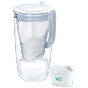 Photo de BRITA Carafe 2,5 L Bleue & Verre - Model One Maxtra Pro All-in-1