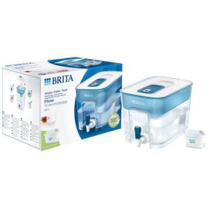 Photo de BRITA Fontaine à eau 8.2 L Bleue - Flow Maxtra Pro All-in-1