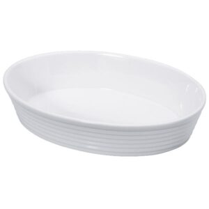 Photo de KUCHENPROFI Plat à four ovale 30 cm - Blanc
