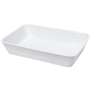 Photo de KUCHENPROFI Plat à four rectangulaire 30 x 21 cm - Blanc
