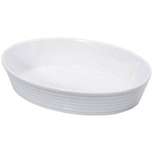 Photo de KUCHENPROFI Plat à four ovale 26 cm - Blanc
