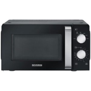Photo de SEVERIN Micro-ondes 17 L Noir & Argent - 7886
