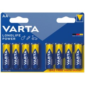 Photo de VARTA Pile LR06 high energy 6 +2 piles gratuites sur carte