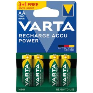 Photo de VARTA Piles rechargeables HR06 AA 2100 mah blister 3+1 offerte