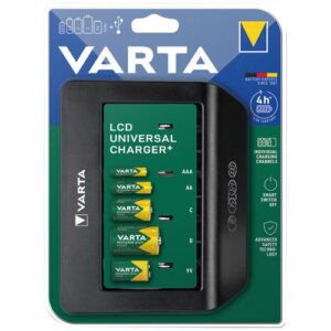 Photo de VARTA Chargeur fente unique universal écran lcd sans accus