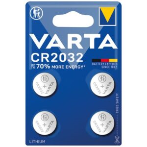 Photo de VARTA Pile electronique lithium CR2032 x 4