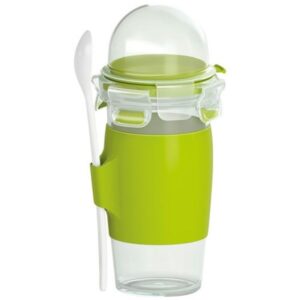 Photo de EMSA Mug à yaourt 0.45 L + cuillère - Clip & Go