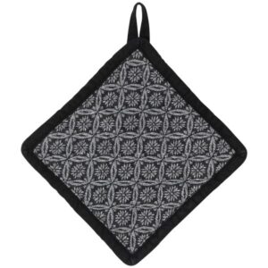 Photo de KELA Manique 20 x 20 cm Carreaux Noirs - Gianna