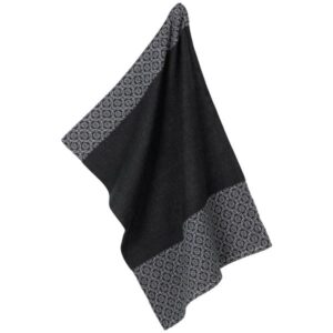 Photo de KELA Torchon 50 x 70 cm Carreaux Noirs - Gianna