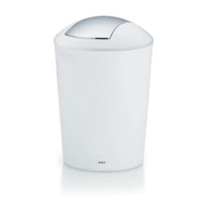 Photo de KELA Poubelle 5 L Blanche - Marta