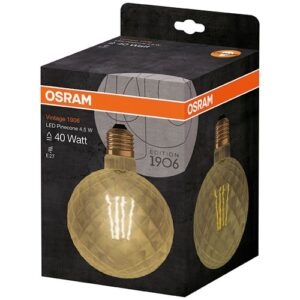 Photo de OSRAM Amp.led pinecone édition 1906 claire filament or 4.5W+40 E2