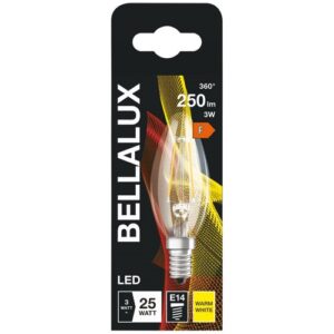 Photo de BELLALUX Bellalux led clair flamme e14 2.5w chaud 250lm