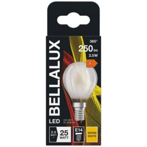 Photo de BELLALUX Bellalux led dépoli sphère e14 2.5w chaud 250lm