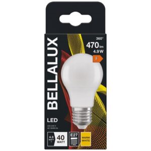 Photo de BELLALUX Bellalux led dépoli standard e27 4.9w chaud 470lm
