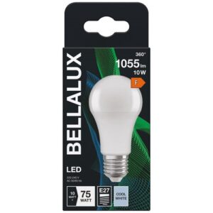 Photo de BELLALUX Bellalux led dépoli standard e27 10w froid 1055lm