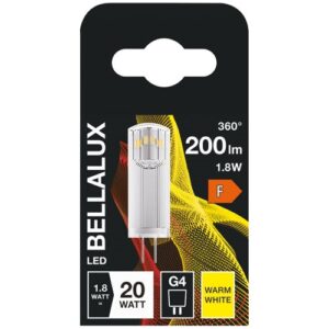 Photo de BELLALUX Bellalux led capsule dépoli g4 1.8w chaud 200lm