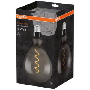 Photo de OSRAM Led standard ed.1906 clair filament 5w12 éq 27 chaud