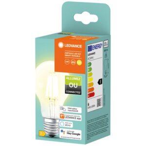 Photo de LEDVANCE LED Smart + bluetooth filament classic E27 6 W blanc chaud