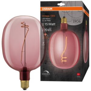 Photo de OSRAM 1906 ballon clair fil rose 4.5w e27 chaud