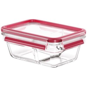Photo de TEFAL Boîte de conservation rectangulaire 0,8 L + séparateur - Masterseal Glass