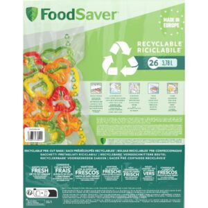 Photo de FOODSAVER Lot 26 sacs thermosoudables recyclables 3.78 L / 36 x 28 cm