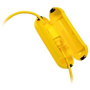 Photo de PROFILE Boîtier étanche fiche électrique jaune