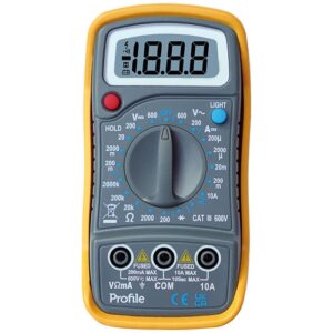 Photo de PROFILE Multitesteur digital basic catégorie III 600 V